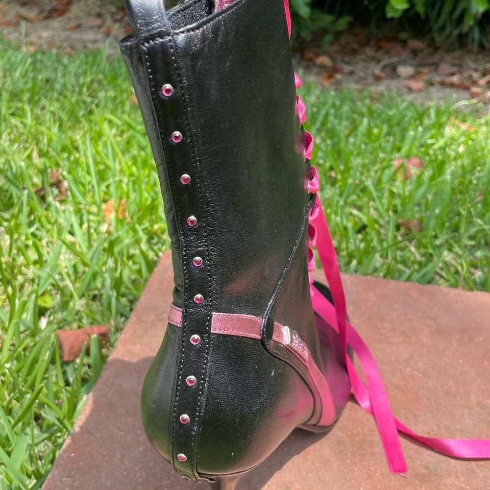 Eliza di Venezia: Lace Up Boots - Picture 2 of 10